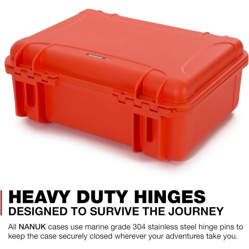  Nanuk 940 Ronin M Waterproof Hard Case with Custom Foam Insert for DJI Ronin M Gimbal Stabilizer System - Orange