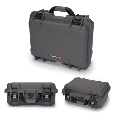  Nanuk 915 Waterproof Hard Case with Padded Dividers - Graphite