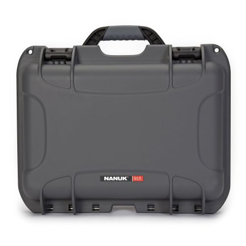  Nanuk 915 Waterproof Hard Case with Padded Dividers - Graphite