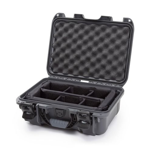  Nanuk 915 Waterproof Hard Case with Padded Dividers - Graphite