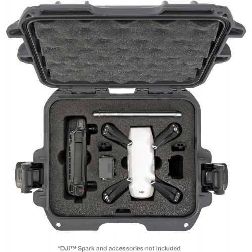 Nanuk 905 Waterproof Hard Drone Case with Custom Foam Insert for DJI Spark  Graphite