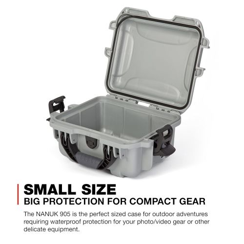  Nanuk 905 Waterproof Hard Case Empty - Graphite