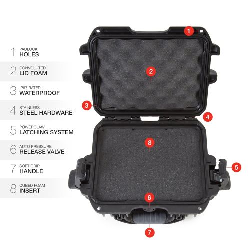  Nanuk 905 Waterproof Hard Case Empty - Graphite