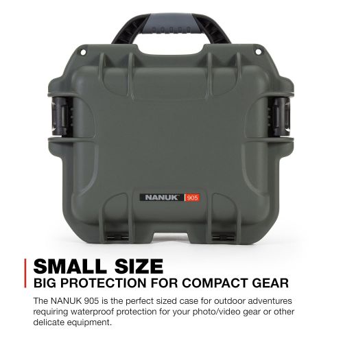  Nanuk 905 Waterproof Hard Case Empty - Graphite