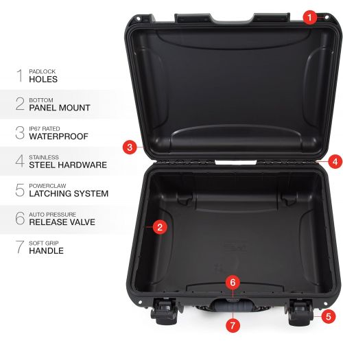  Nanuk 930 Waterproof Hard Case Empty - Black