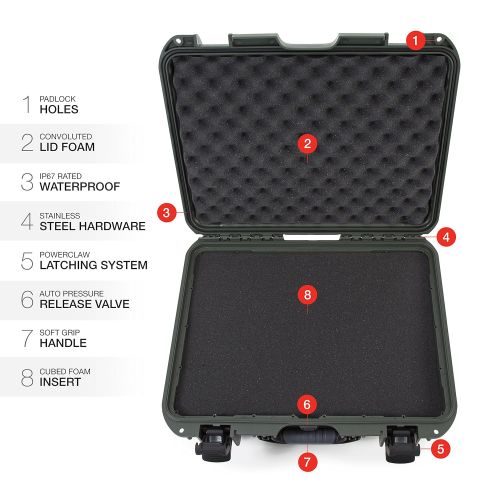  Nanuk 930 Waterproof Hard Case with Foam Insert - Graphite