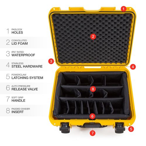  Nanuk 930 Waterproof Hard Case with Foam Insert - Graphite