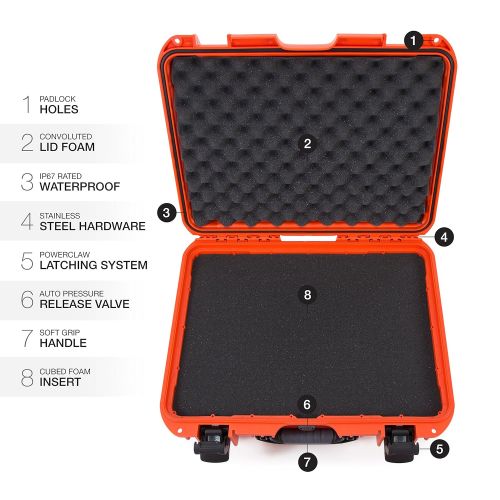  Nanuk 930 Waterproof Hard Case with Foam Insert - Graphite