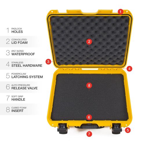  Nanuk 930 Waterproof Hard Case with Foam Insert - Graphite