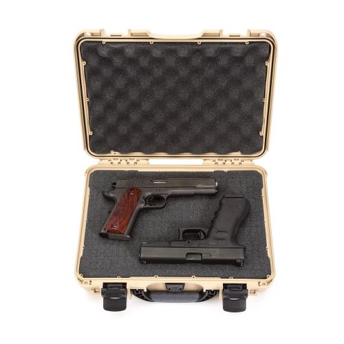  Nanuk 910 Professional Hand Gun/Pistol Case, Military Approved, Waterproof and Shockproof - Graphite