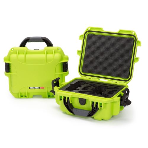  Nanuk 915 Waterproof Hard Drone Case with Custom Foam Insert for DJI Spark Flymore - Olive