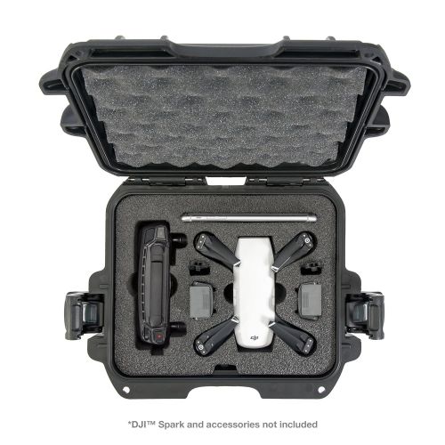  Nanuk 915 Waterproof Hard Drone Case with Custom Foam Insert for DJI Spark Flymore - Olive