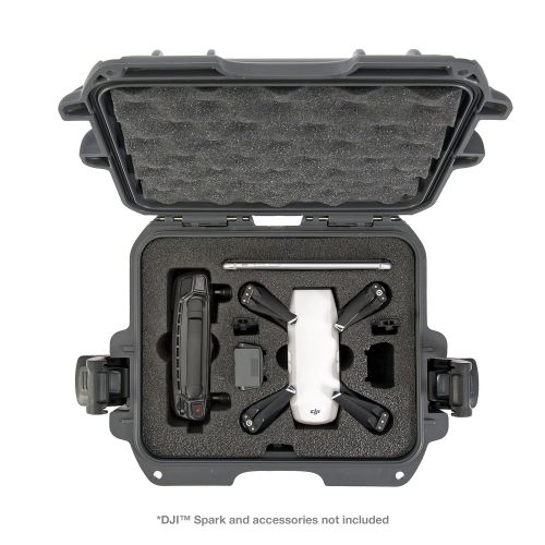  Nanuk 915 Waterproof Hard Drone Case with Custom Foam Insert for DJI Spark Flymore - Olive