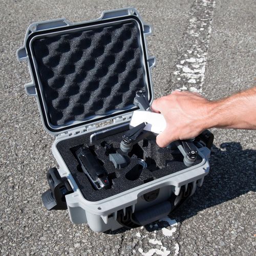  Nanuk 915 Waterproof Hard Drone Case with Custom Foam Insert for DJI Spark Flymore - Olive