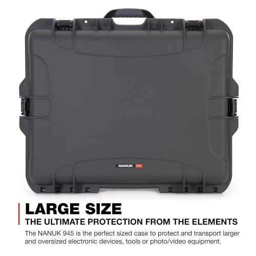  Nanuk 945 Waterproof Hard Case Empty - Black