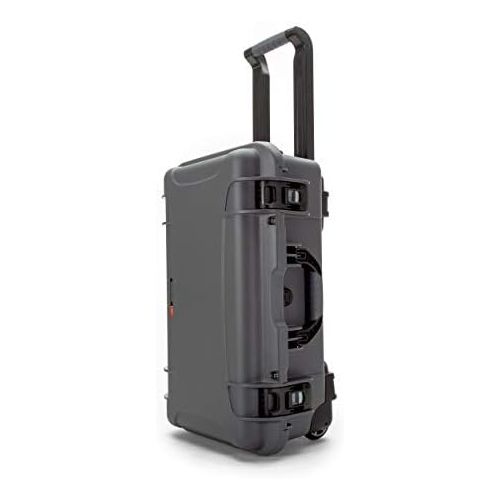  Nanuk 935-1007 Waterproof Carry-On Hard Case with Wheels and Foam Insert - Graphite