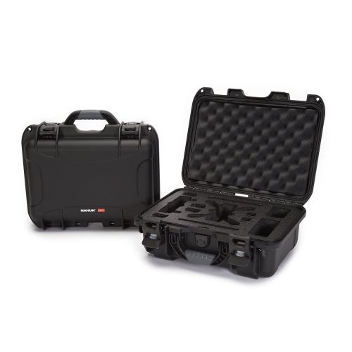  Nanuk 915 Waterproof Hard Drone Case with Custom Foam Insert for DJI Spark Flymore - Silver