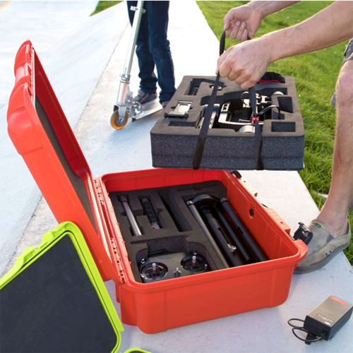  Nanuk 923 Ronin S Waterproof Hard Case with Custom Foam Insert for DJI Ronin-S Gimbal Stabilizer System - Orange