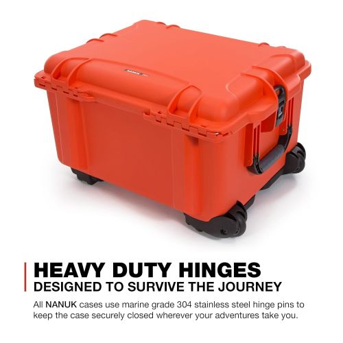  Nanuk 923 Ronin S Waterproof Hard Case with Custom Foam Insert for DJI Ronin-S Gimbal Stabilizer System - Orange