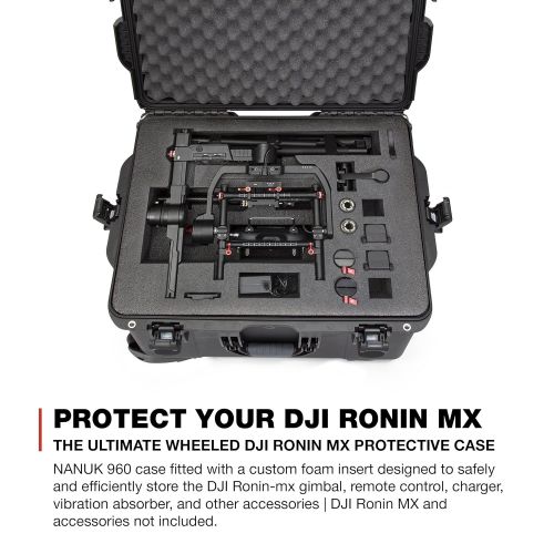  Nanuk 923 Ronin S Waterproof Hard Case with Custom Foam Insert for DJI Ronin-S Gimbal Stabilizer System - Orange