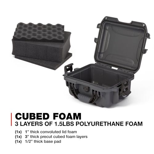  Nanuk 905 Waterproof Hard Case with Foam Insert - Yellow
