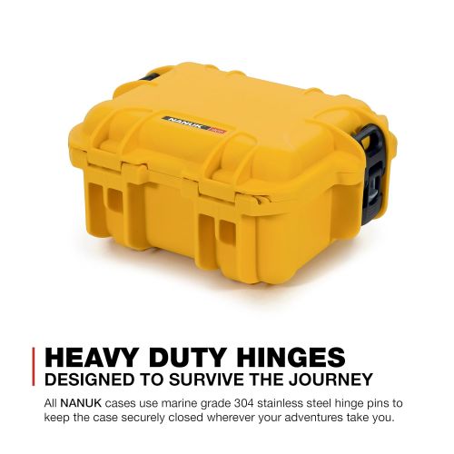  Nanuk 905 Waterproof Hard Case with Foam Insert - Yellow