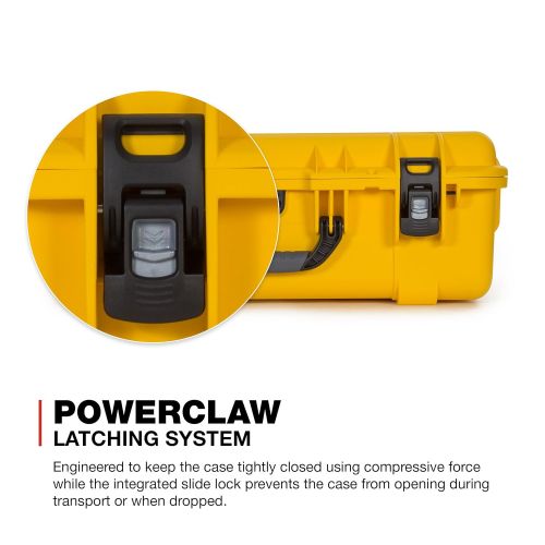  Nanuk 945 Waterproof Hard Case with Foam Insert - Yellow