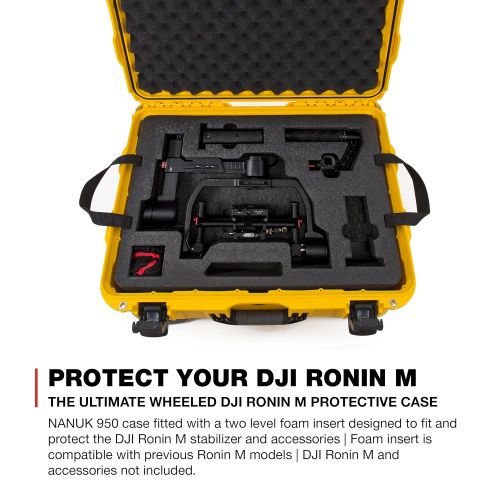  Nanuk 923 Ronin S Waterproof Hard Case with Custom Foam Insert for DJI Ronin-S Gimbal Stabilizer System - Olive