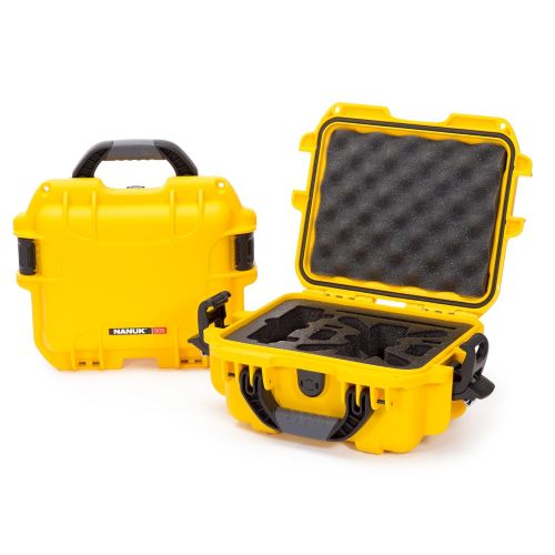  Nanuk 905 Waterproof Hard Drone Case with Custom Foam Insert for DJI Spark  Lime