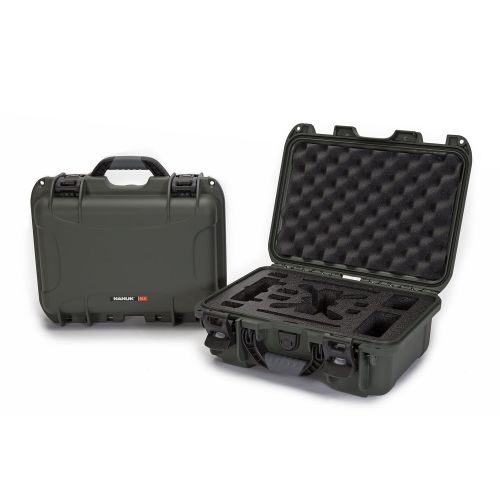  Nanuk 905 Waterproof Hard Drone Case with Custom Foam Insert for DJI Spark  Lime