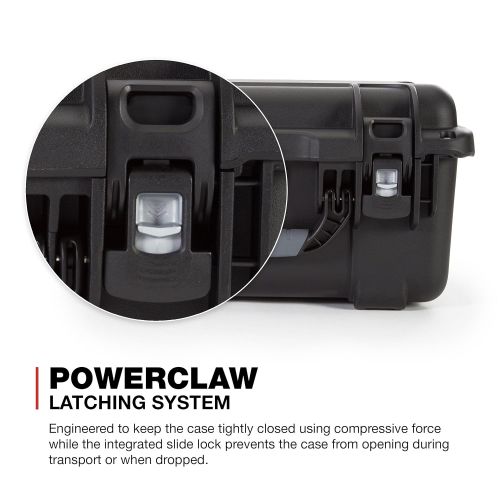  Nanuk 918 Waterproof Hard Carrying Case with Pick and Pluck Foam Insert - Polypropylene - Black