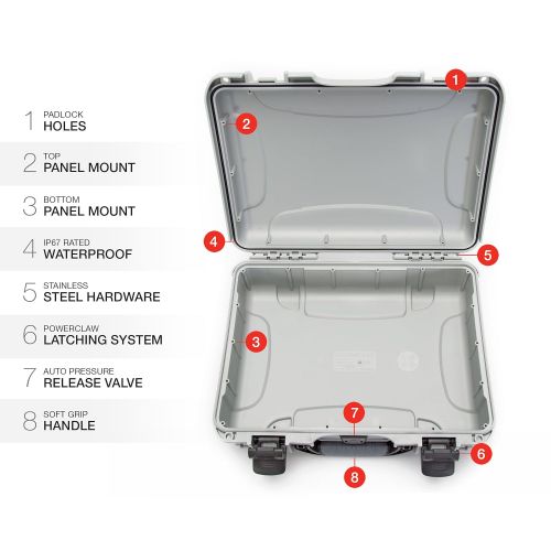  Nanuk 910 Waterproof Hard Case Empty - Tan