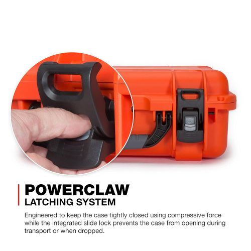  Nanuk 920 Waterproof Hard Case with Foam Insert - Orange