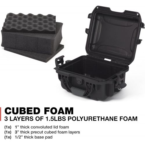  Nanuk 905 Waterproof Hard Case with Foam Insert - Black