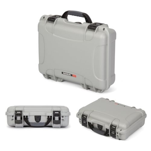  Nanuk 910 Waterproof Hard Case with Foam Insert - Silver