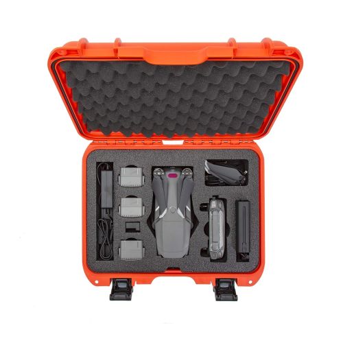  Nanuk DJI Drone Waterproof Hard Case with Custom Foam Insert for DJI Mavic 2 Pro/Zoom - Silver