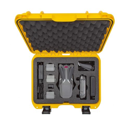  Nanuk DJI Drone Waterproof Hard Case with Custom Foam Insert for DJI Mavic 2 Pro/Zoom - Silver