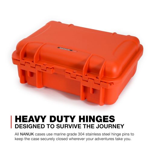  Nanuk DJI Drone Waterproof Hard Case with Custom Foam Insert for DJI Mavic PRO - Orange