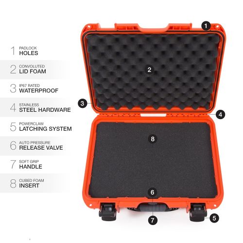  Nanuk 925 Waterproof Hard Case with Foam Insert - Black