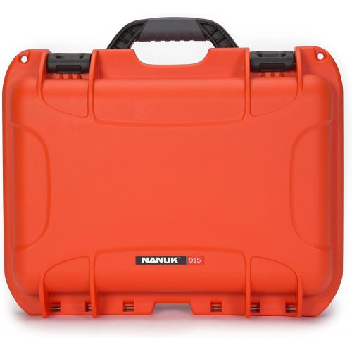  Nanuk 915 Waterproof Hard Case with Foam Insert - Orange - Made in Canada