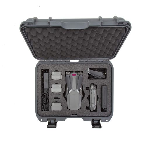  Nanuk DJI Drone Waterproof Hard Case with Custom Foam Insert for DJI Mavic 2 Pro/Zoom - Yellow