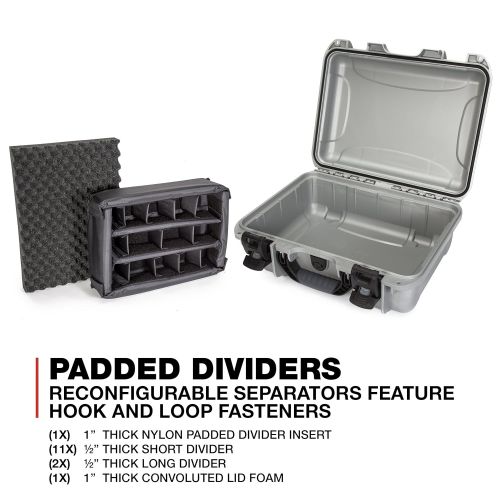  Nanuk 920 Waterproof Hard Case with Padded Dividers - Black