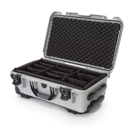  Nanuk 935 Waterproof Carry-On Hard Case with Wheels and Padded Divider - Black