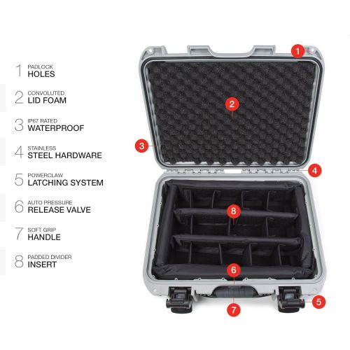  Nanuk 920 Waterproof Hard Case with Foam Insert - Black