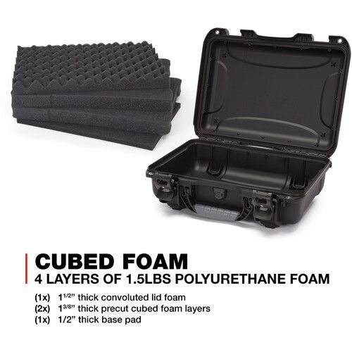  Nanuk 923 Hard Case with Foam (Black, 16.7L)