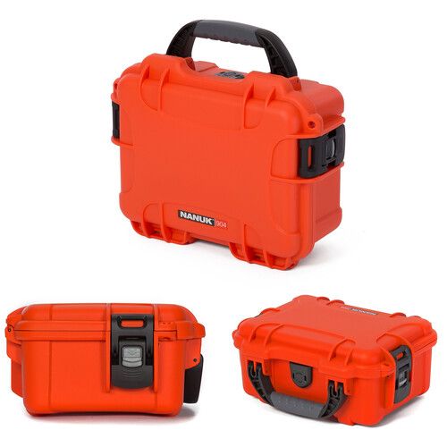  Nanuk 904 Case with Foam (Orange)