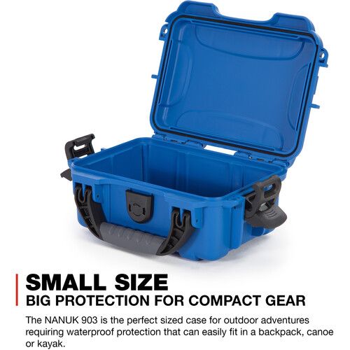  Nanuk 903 Hard Case without Foam (Blue)