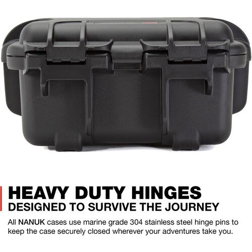  Nanuk 905 Hard Case for Sennheiser Single XS Wireless Set (Black, 6.3L)