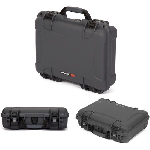  Nanuk 910 Waterproof Hard Case for Sennheiser ENG and Senal (Graphite)