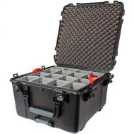 Nanuk 970 Wheeled Hard Case?with Padded Divider Insert (Black, 134L)